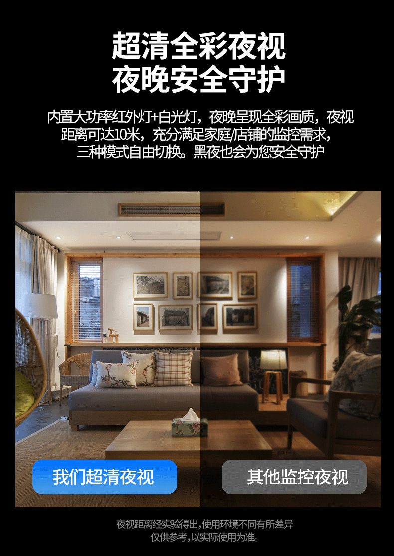 Tuya panoramik kamera, akıllı WiFi, E27 ses izleme