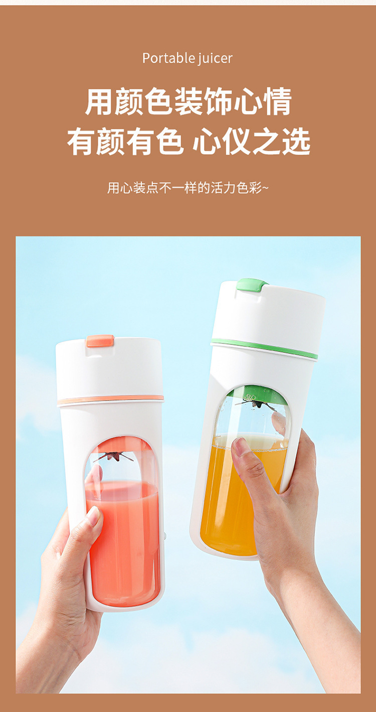 Portable Fully Automatic Rechargeable Juicer Cup