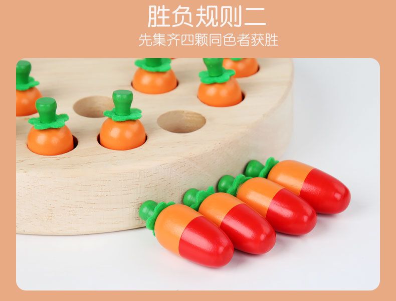 Rettich-Pilz-Gedächtnis-Schach Konzentrationsspiel für Kinder