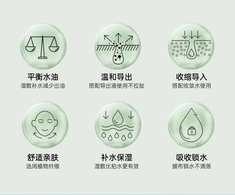 优姿倩鼻膜纸补水一次性鼻子贴去黑头T区鼻头湿敷专用化妆棉面膜