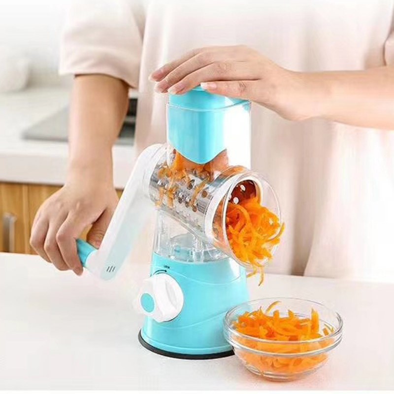 Kitchen vegetable cutter hand-crank potato slicer cheese grater
