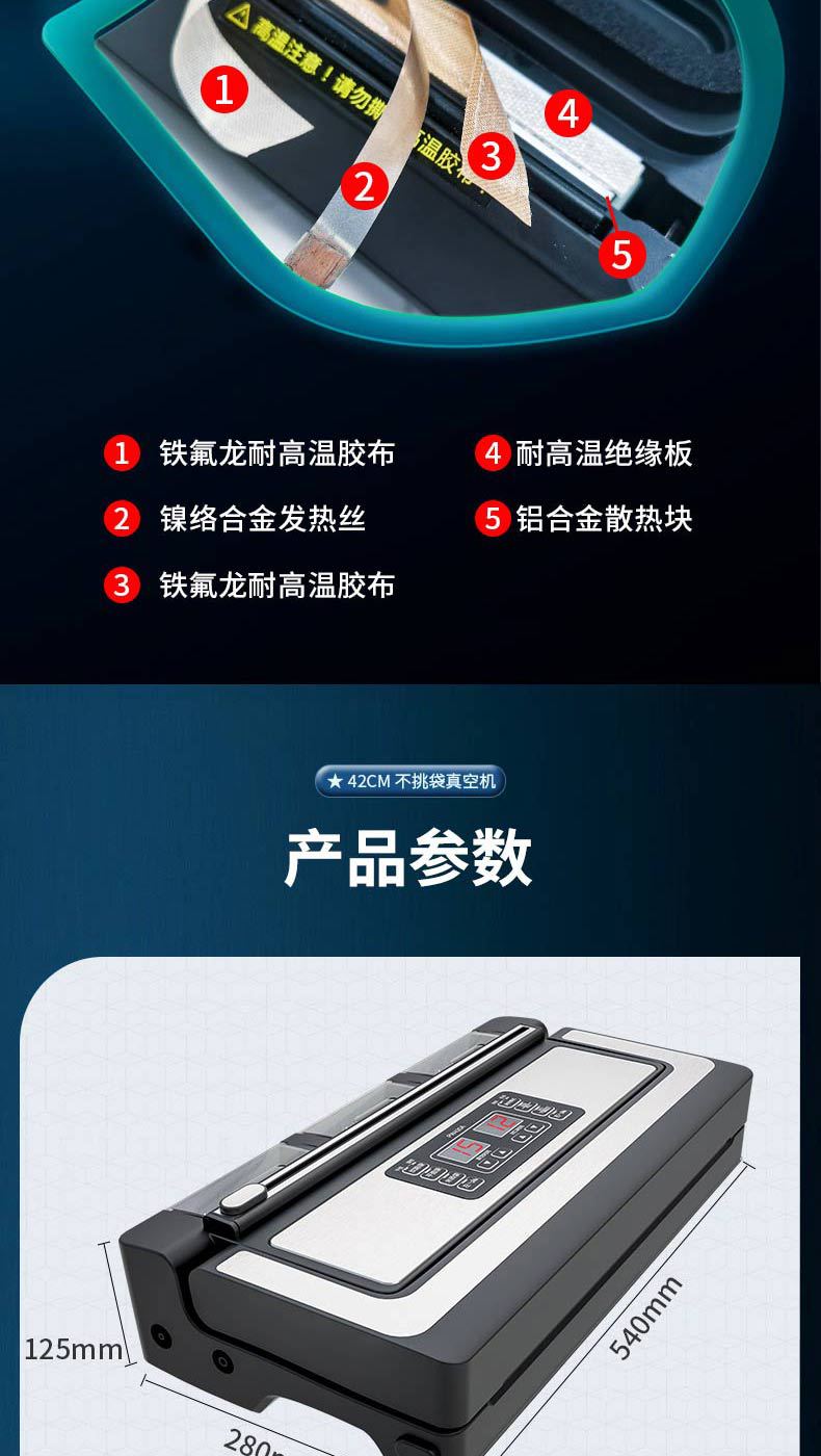 Fully Automatic Vacuum Sealing Machine Wet and Dry Food