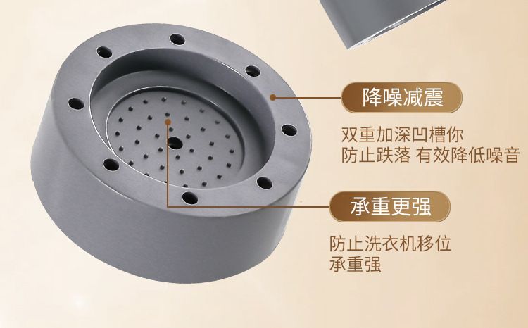 Washing machine feet pads, non-slip, anti-vibration