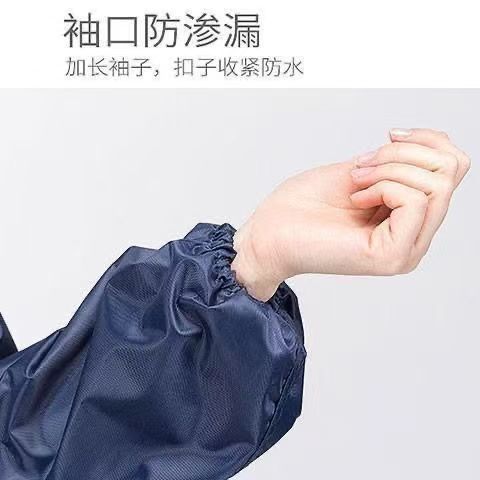 连体加长加厚长款全身一体式雨衣防暴雨工地外卖骑行专用雨衣