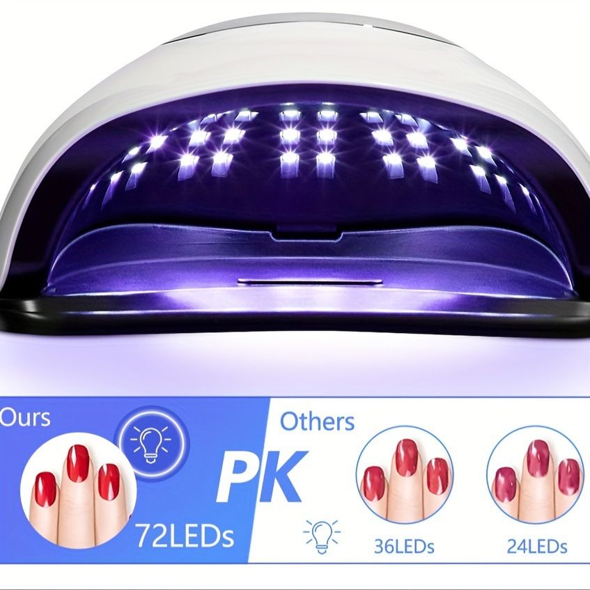 UV nail lamp smart induction 4-speed timer