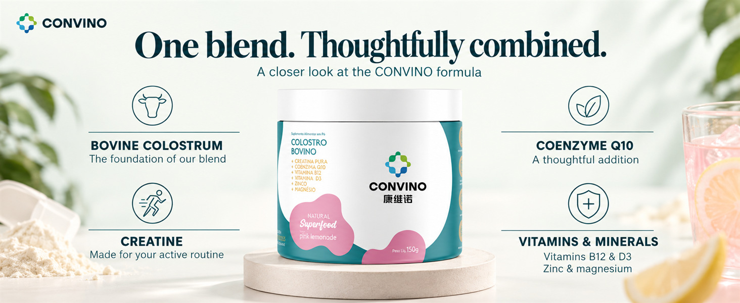 Bovine colostrum and creatine blend