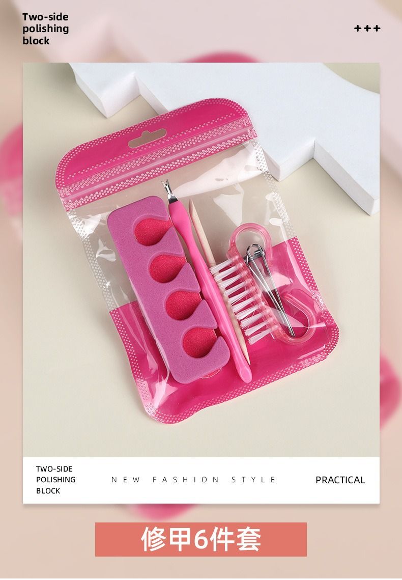 Portable nail care kit with clippers, file and tools