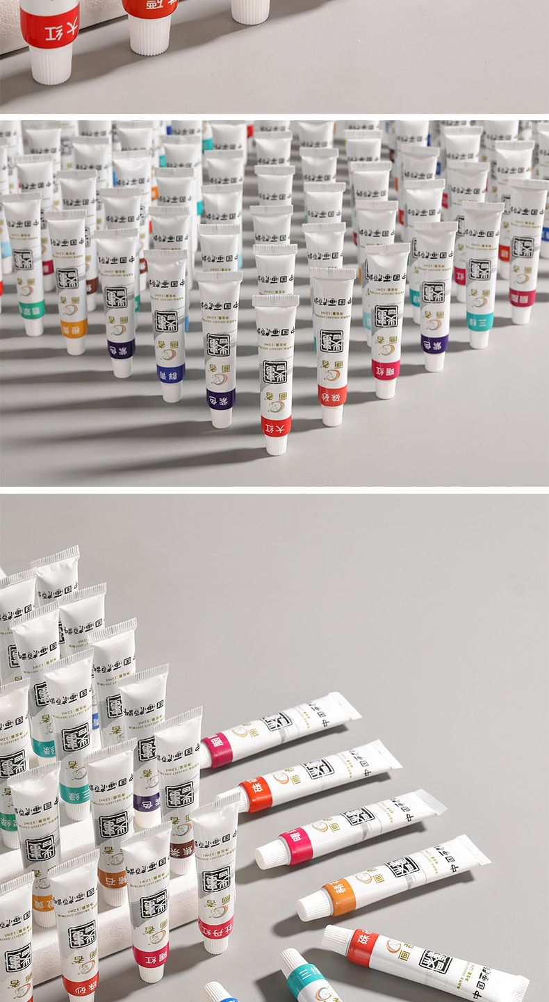 Chinesische Malfarben-Set 6-12ml, mehrfarbig