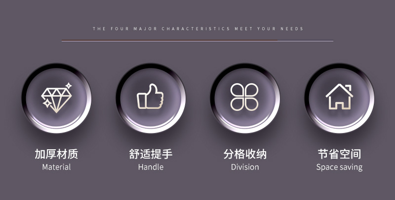 Dönen Kozmetik Saklama Kutusu, Büyük Kapasiteli Şeffaf