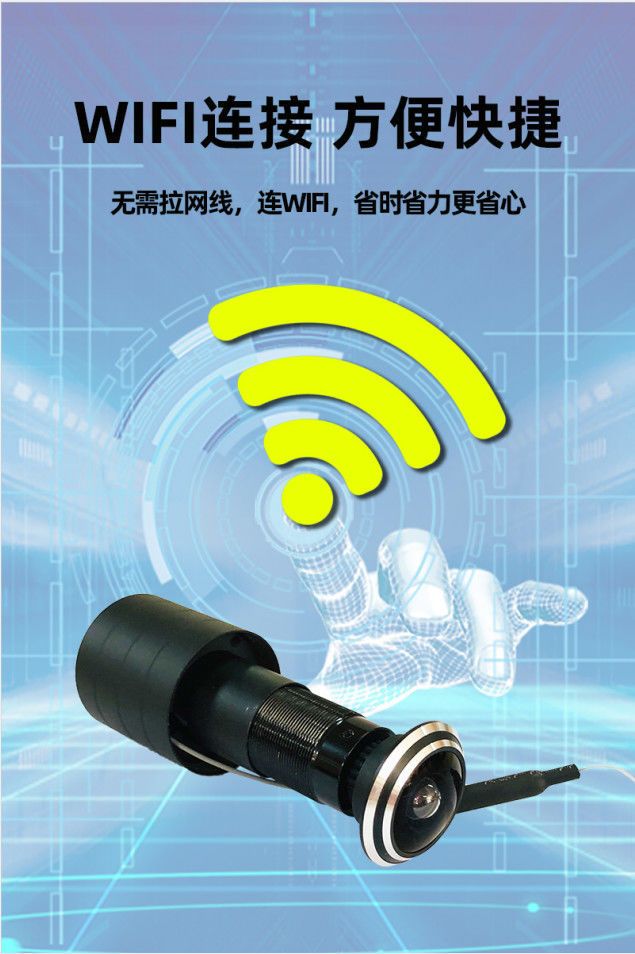 3MP WiFi Fischauge-Kamera mit bidirektionalem Audio