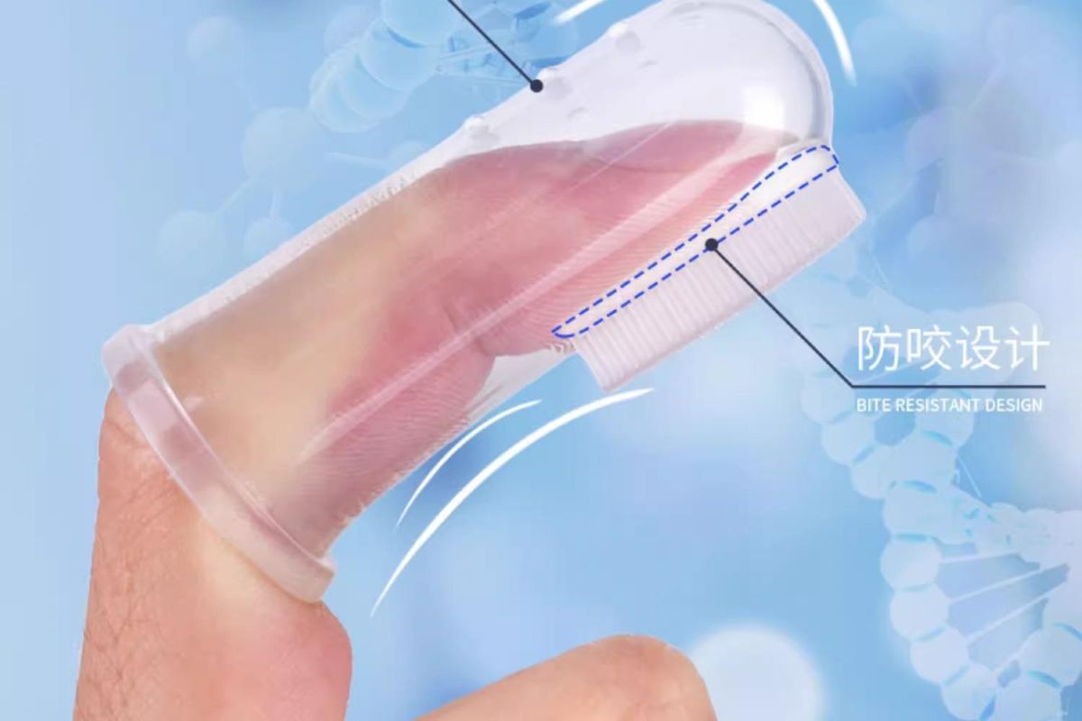 Pet Toothbrush Finger Brush and Toothpaste Set