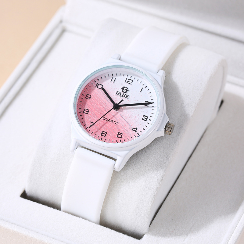 Mädchenuhr mit Einhorndesign, Farbverlauf