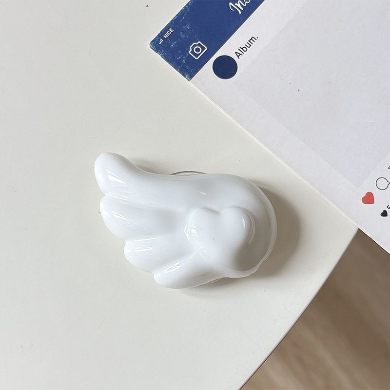 Klebstoff Handy-Luftkissen-Ständer Flügel Herz-Design, ausziehbar