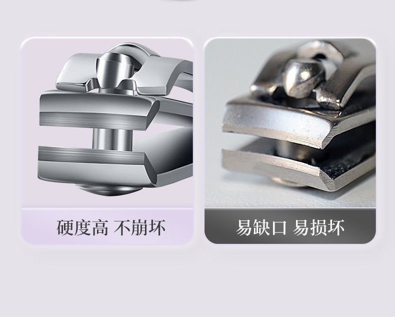 指甲剪套装修甲刀大号便携pu皮套斜口指甲钳美甲工具跨境出口专供