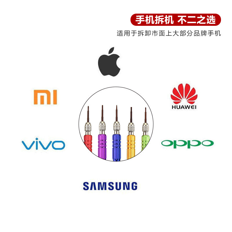 Multi-function removable screwdriver set for phone repair