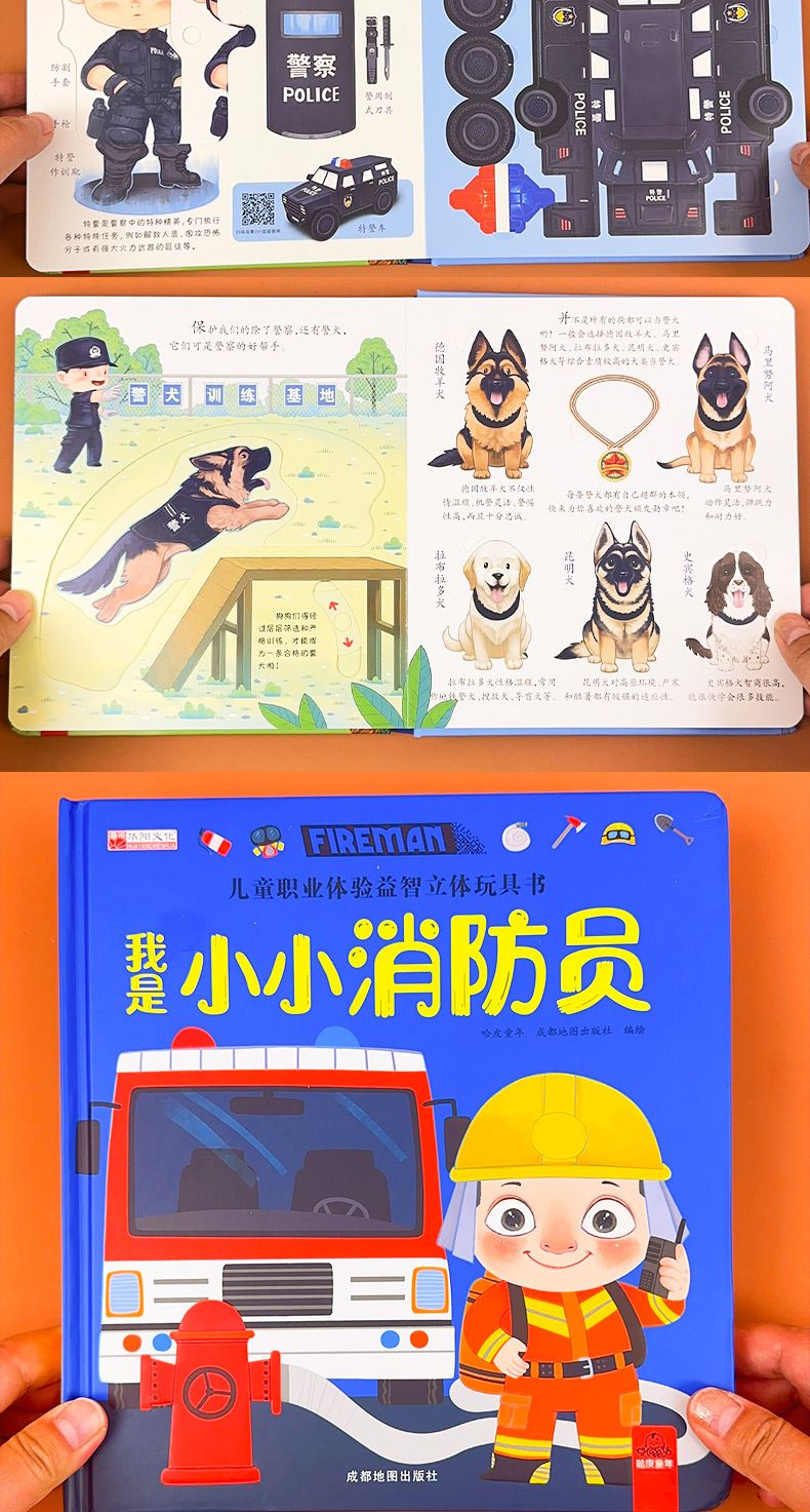 Children's Professional Experience 3D Flip Book Ages 3-6