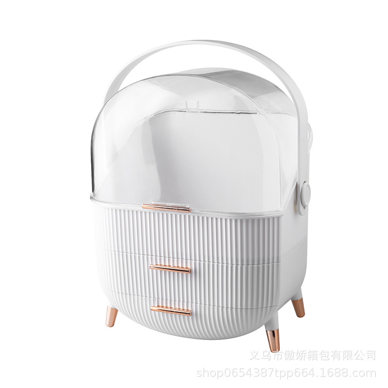 2025轻奢化妆品护肤品收纳盒卧室家具收纳柜现代简约化妆收纳个性