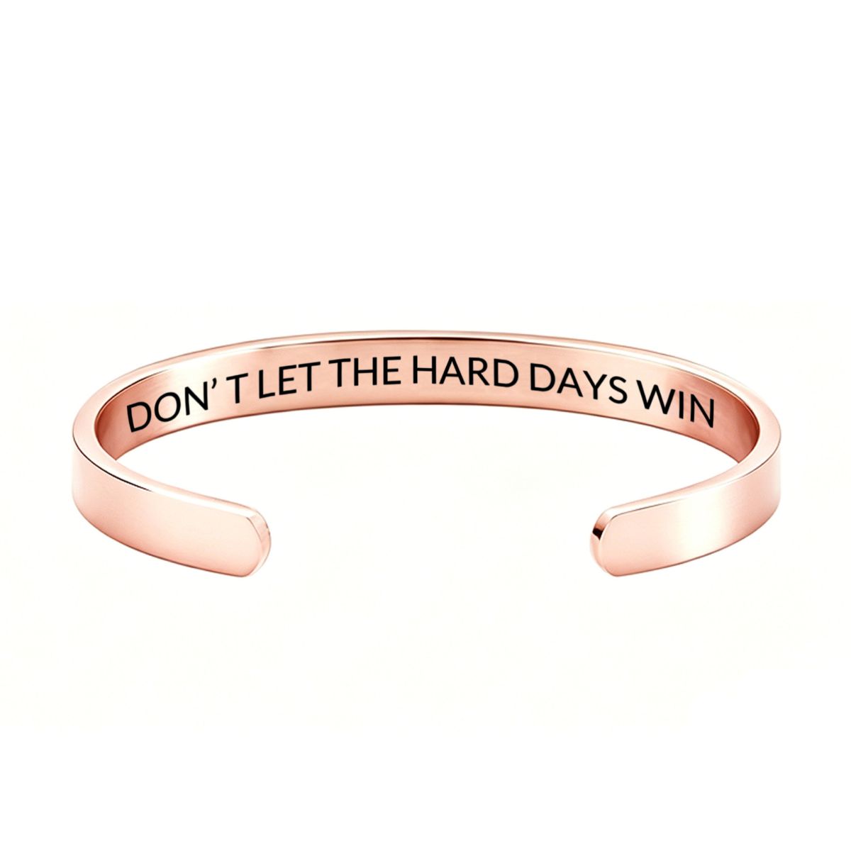 Stainless steel open bracelet, engraved design, multicolor