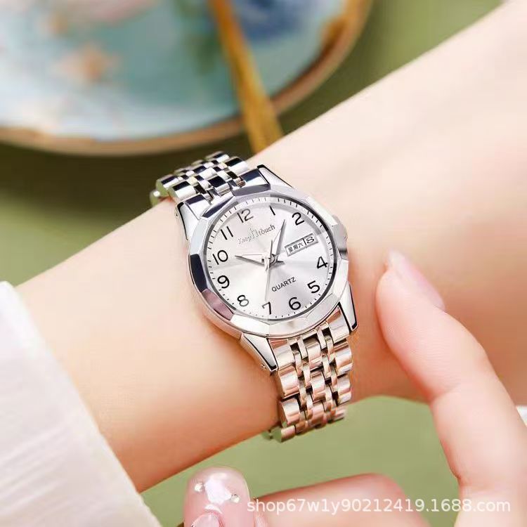 Swiss women's watch, waterproof, quartz, luminous