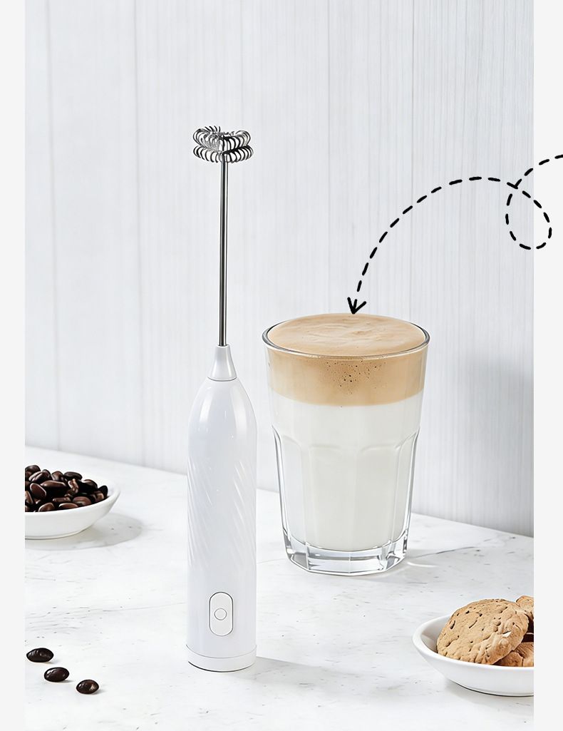 Electric milk frother, 3-speed adjustable
