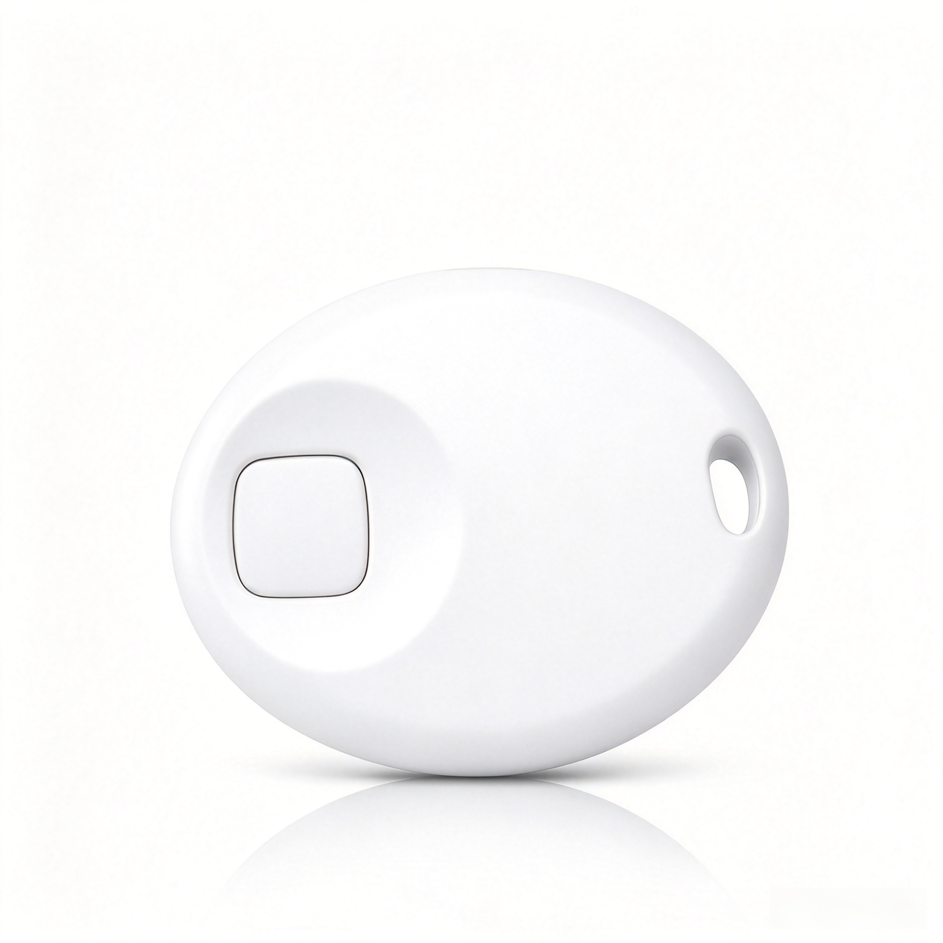 Wireless tracker for wallet and keychain, bidirectional alarm