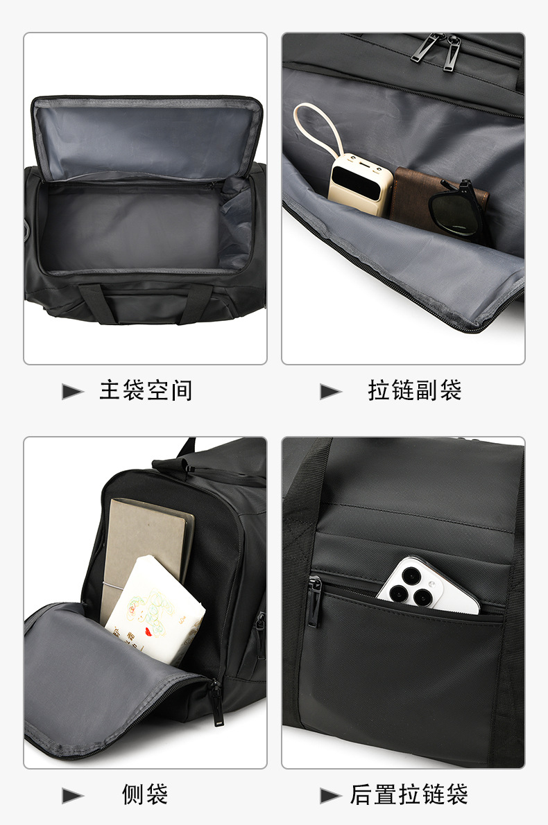 Sports backpack, wet/dry compartments 50L