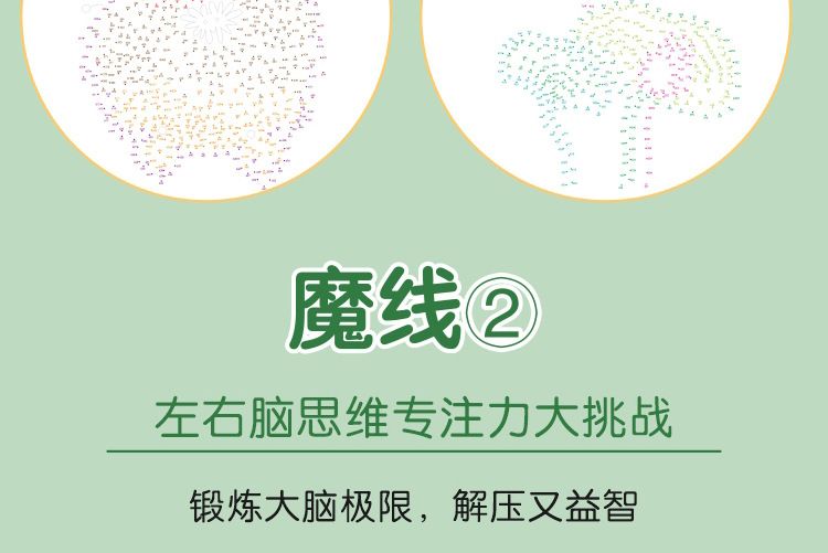 Number connection maze book ages 6-12 focus training