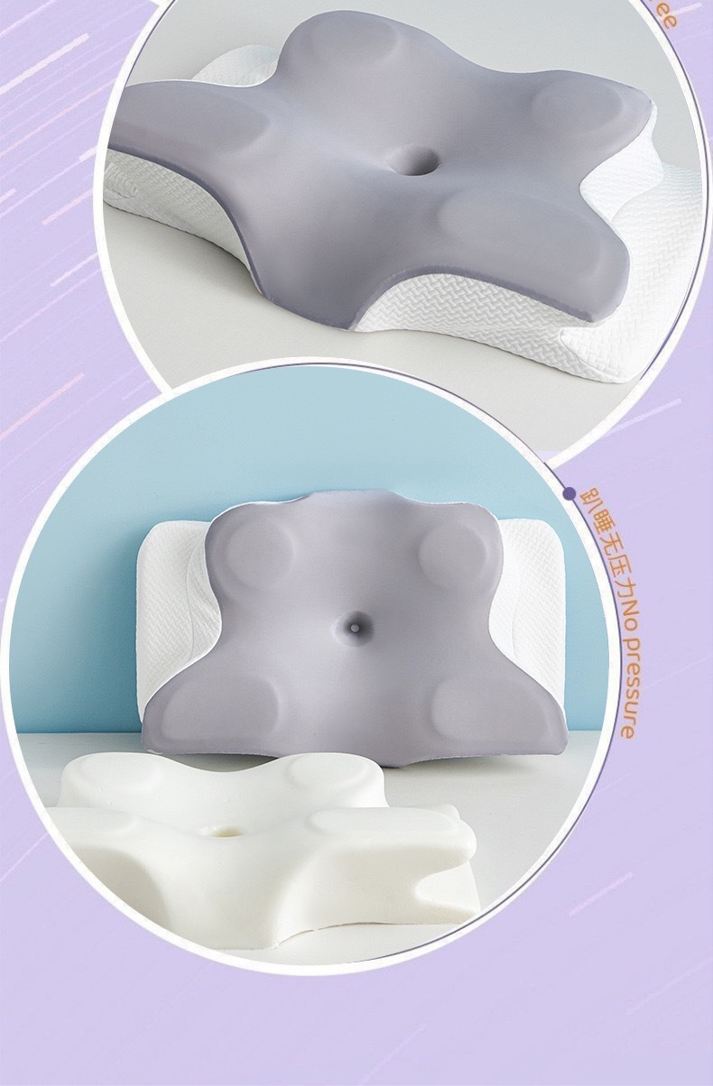 Memory-Foam-Nackenkissen, Schmetterlingsform, Halswirbelstütze
