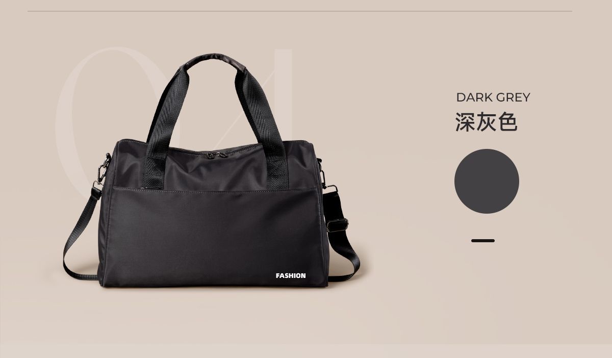 Travel handbag, large capacity, lightweight portable