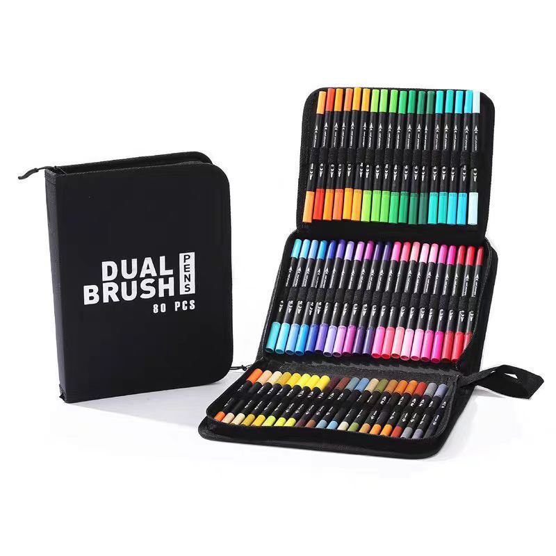 Doppelkopf-Marker waschbar Aquarellstift Kinder-Malset