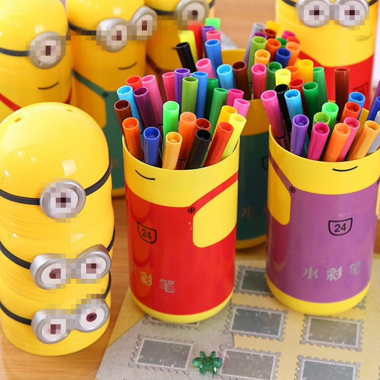 Watercolor pencil set, 24 colors, for kids and students