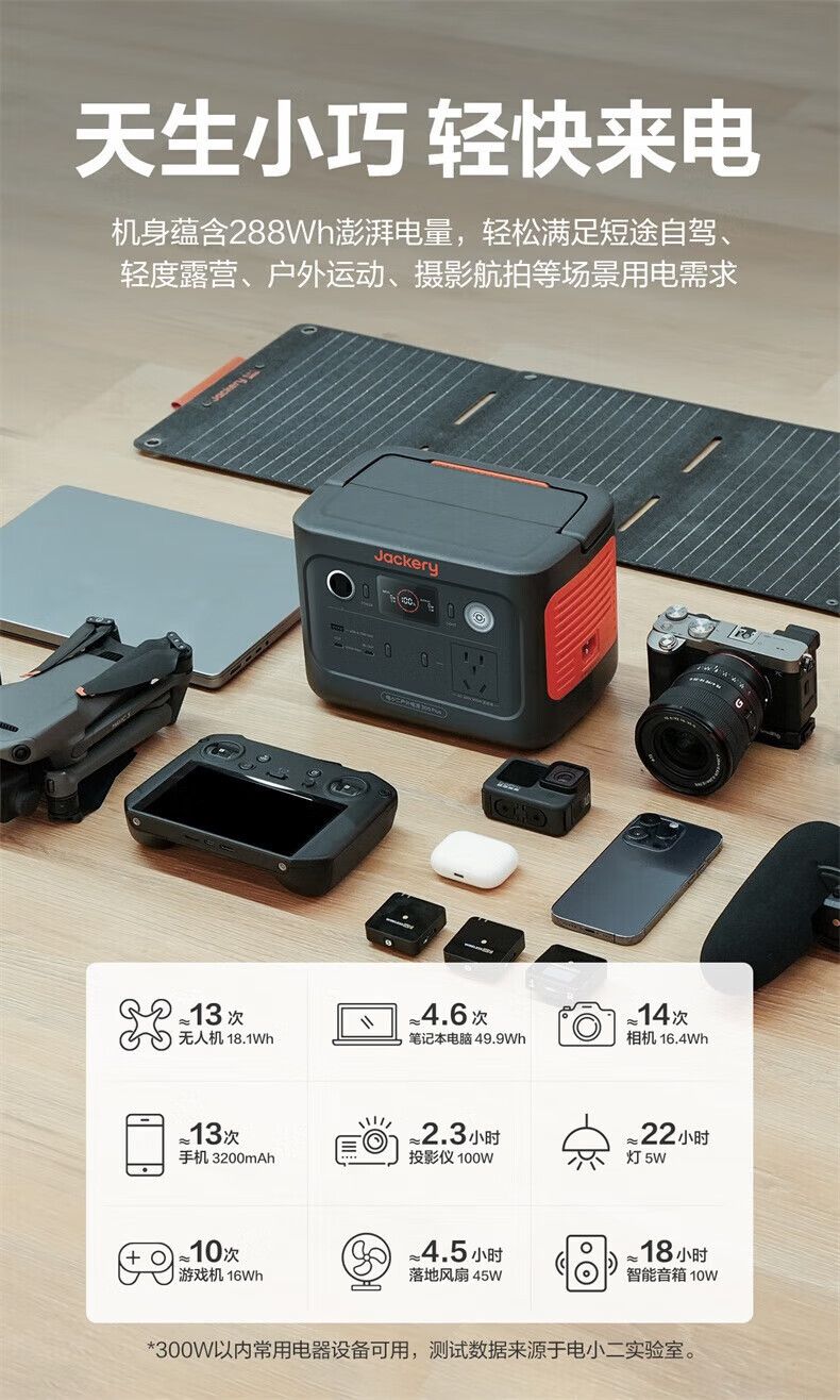 Dianxiaoer power bank 1000-3000 mAh, 220V output
