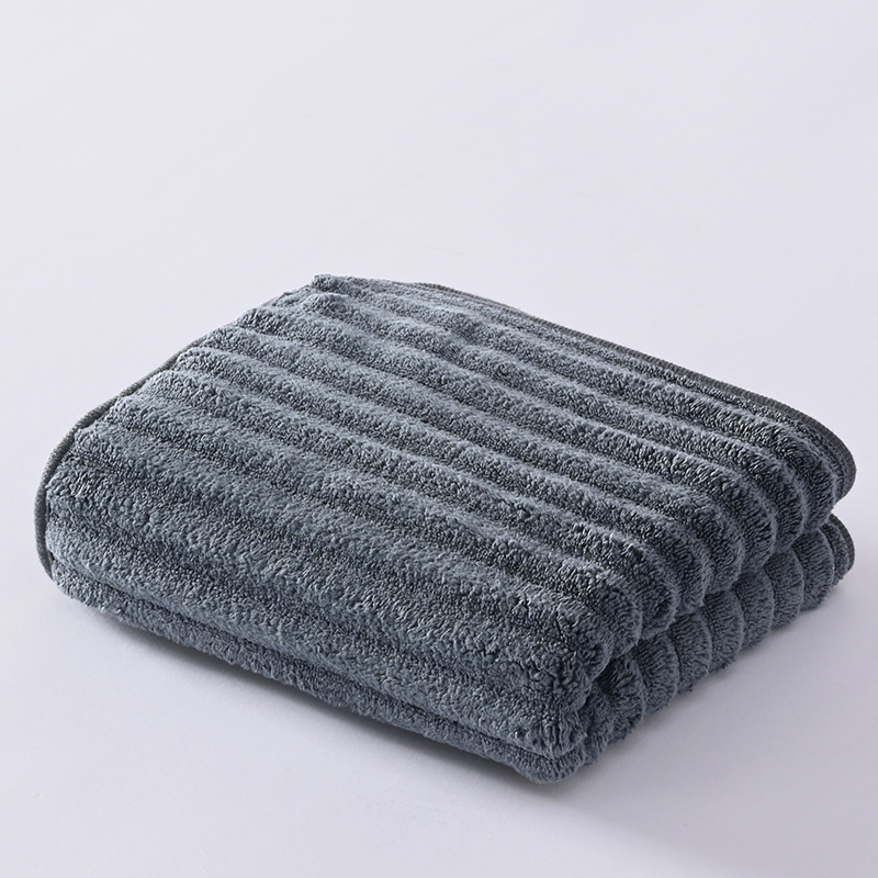 Coral fleece towel set, absorbent and quick-drying