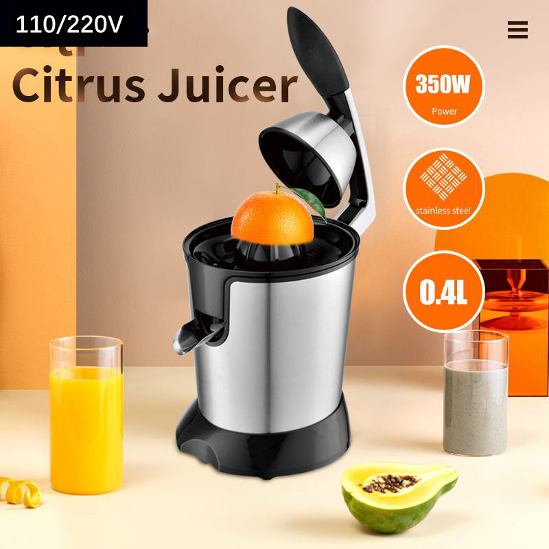 Meyve sıkacağı makinesi, paslanmaz çelik, 110V, limon ve portakal