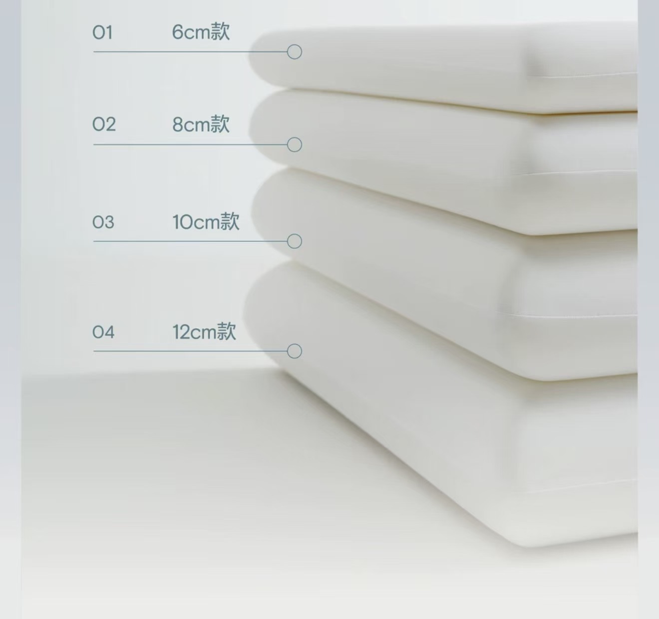 Hotelkissen mit Memory-Foam, langsam zurückfedernd, Nackenstütze