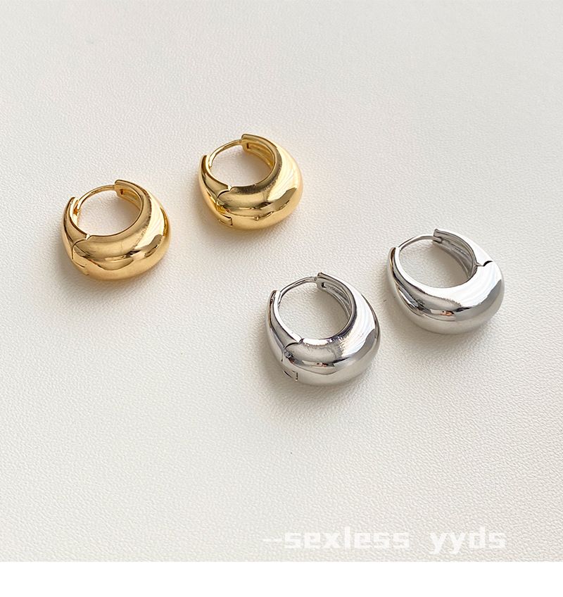 925er-Silber-Tropfen-Ring-Ohrringe für Damen