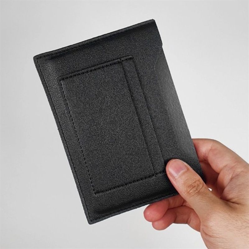 Korean-style travel passport holder, PU leather, multiple card slots