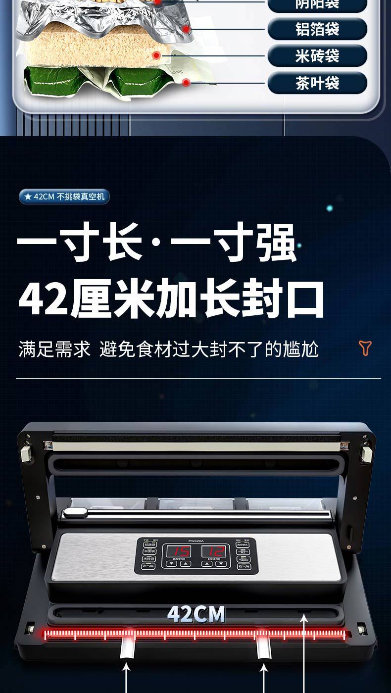 Fully Automatic Vacuum Sealing Machine Wet and Dry Food