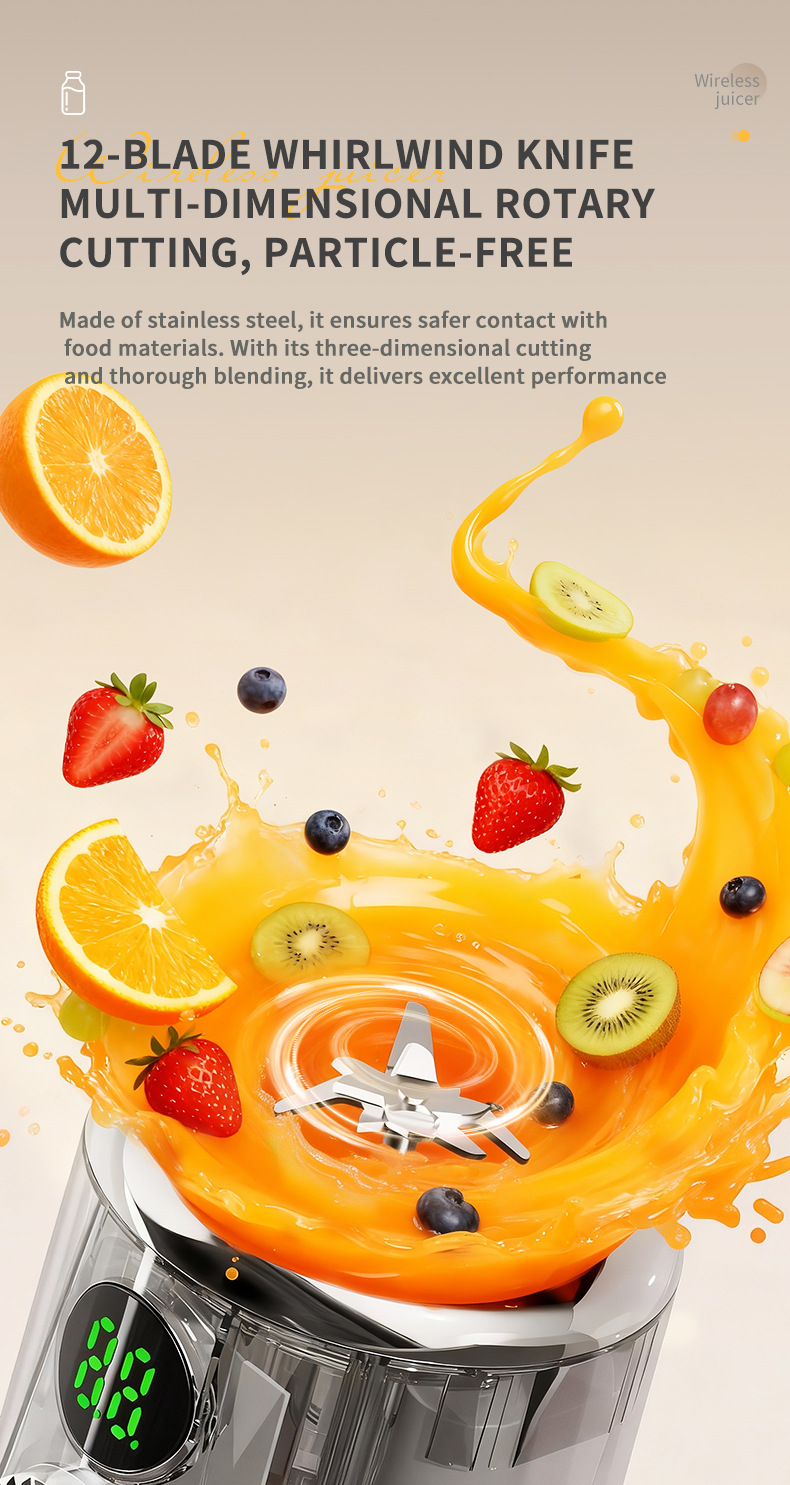 Home juicer large capacity multifunctional single serving