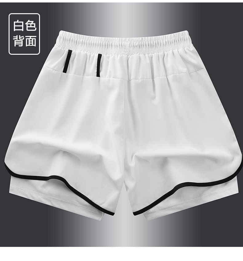 Herren-Sportshorts, Sommer, atmungsaktiv, schnelltrocknend, elastisch
