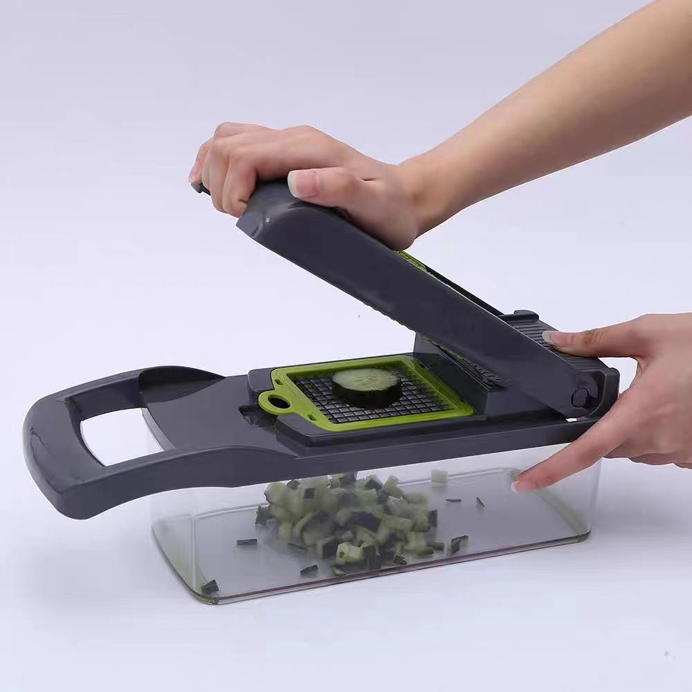 Multifunctional vegetable chopper and shredder