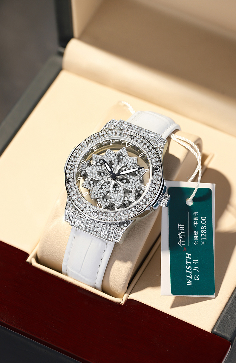 Women's Watch Large Dial Waterproof Star Design