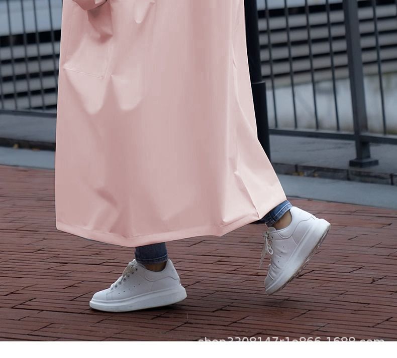 Regenjacke, winddicht, wasserdicht, verlängert