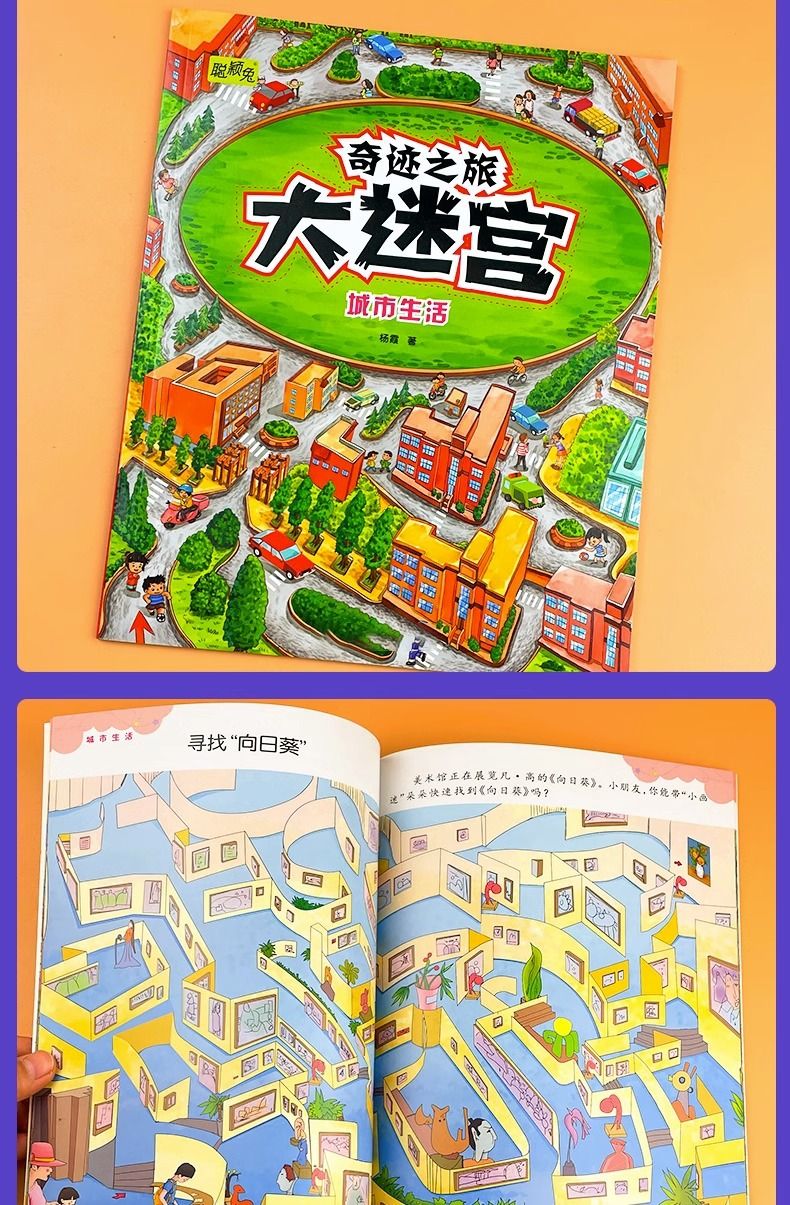 Maze Book Ages 4-7 Focus and Thinking Training