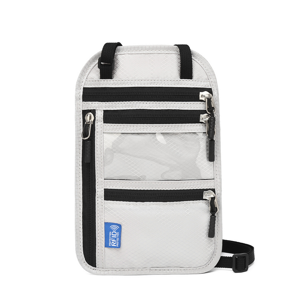RFID document organizer, neck strap, passport protection case