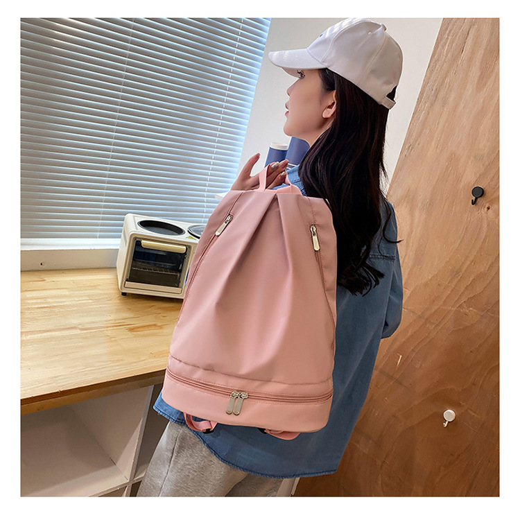 Fitness-Rucksack mit Schuhfach, Oxford-Gewebe