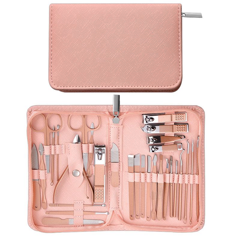 Nagelkunst-Werkzeugset 30-teilig mit Reißverschluss-Etui