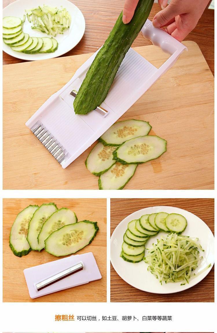 Multifunctional vegetable slicer, cutter, grater