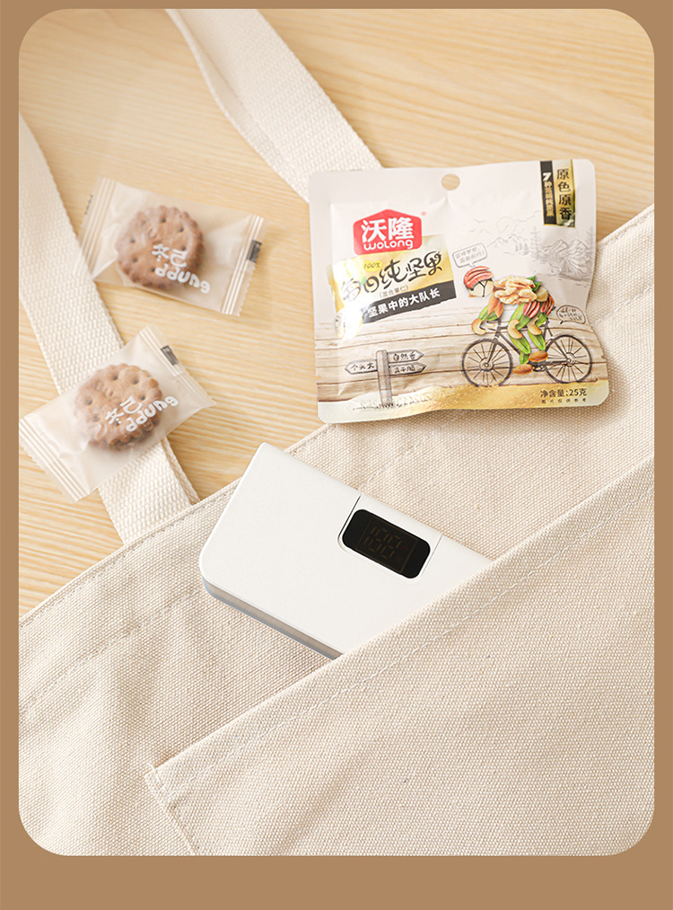 Mini heat sealer 6-level adjustable portable bag sealing machine
