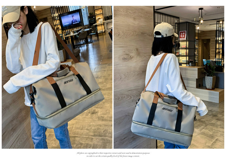 Gym Bag, Dry-Wet Separation, Independent Shoe Compartment
